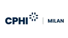 CPHI Milan 2026 logo in navy blue promoting the international pharmaceutical event in Milan, Italy.